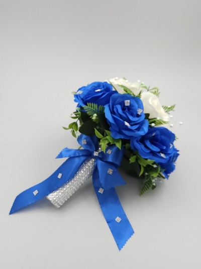Buchet albastru cu ivory - Img 3