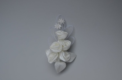 Floare Nunta G Saten Ivory