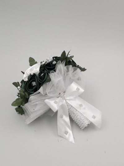 Buchet alb cu verde - Img 2