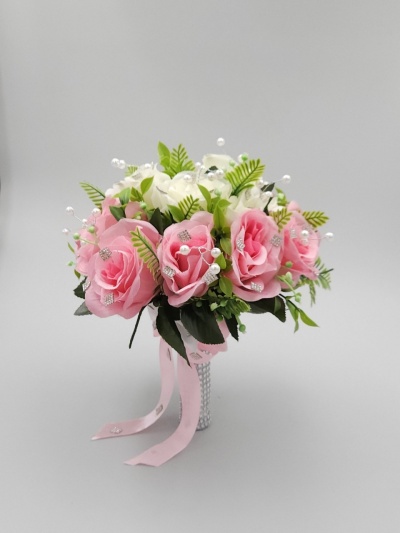 Buchet ivory cu roz