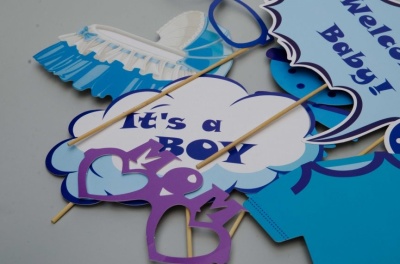 decoratiune it's a boy A4