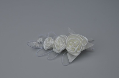 Floare Nunta G Saten XL Ivory - Img 2