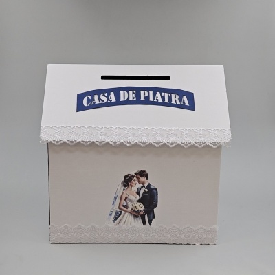 Casa pentru bani, albastru, miri painted