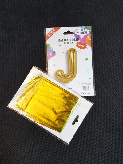 Balon Auriu Litera J