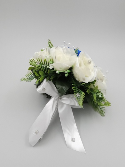 Buchet ivory cu albastru - Img 3