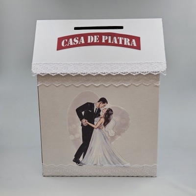 Casa pentru bani, dantela alba, model XXL