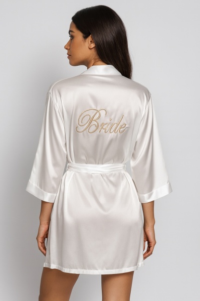 Halat BRIDE brodat auriu