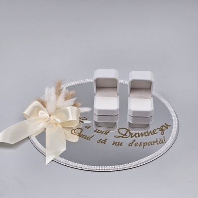 Platou verighete ivory 5