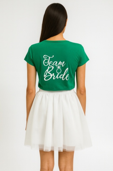 Tricou Team Bride, cu fustă ivory - Img 2