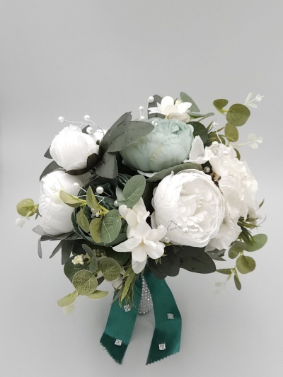Buchet bujori albi - Img 2