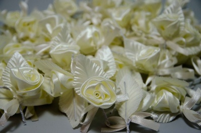Cocarde trandafir ivory s - Img 3