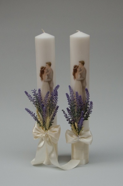 Lumanari Cununie Lavanda