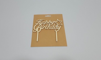 Ornament Tort Happy Birthday