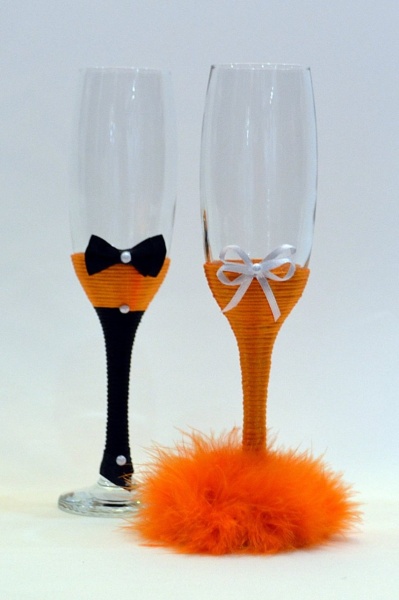 Pahare Fulgi Orange