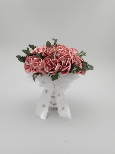 Buchet roz pudra02