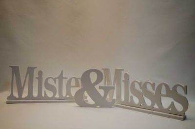Decoratiune Mister & Misses