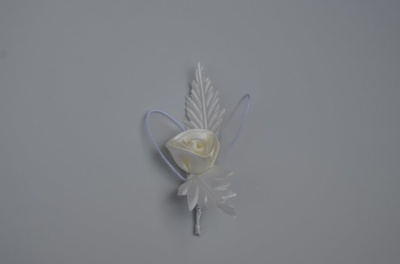 Floare nunta Fx saten Ivory - Img 2