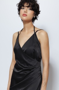Rochie 'Calypso' tip furou din satin - Img 5
