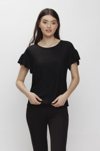 Top 'Lidia' negru sidefat - Img 2