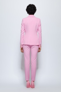 Pantaloni 'Timothea' roz conici - Img 4
