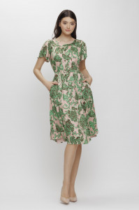 Rochie 'Cecilia' din vâscoză imprimată - Img 3
