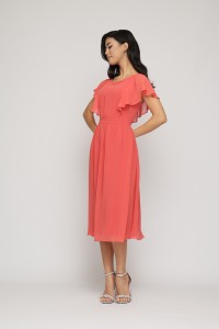 Rochie 'Rita' midi din voal - Img 3