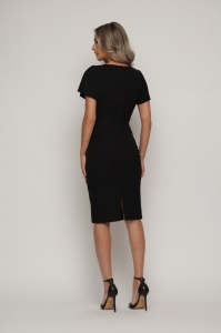 Rochie 'Celeste' conică cu decolteu asimetric - Img 4