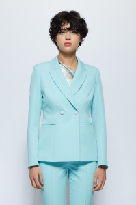 Sacou 'Theodosia' turquoise deschis - Img 1