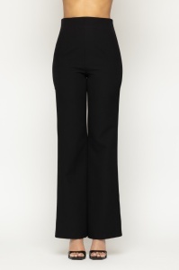 Pantaloni 'Linette' cu talie înaltă și croială evazată - Img 2