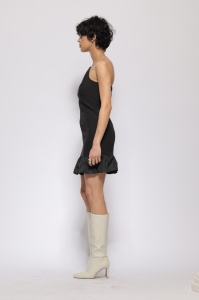 Rochie 'Ambrosia' cu volan din tafta - Img 3