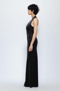 Rochie 'Armonia' lungă asimetrică cu o mânecă - Img 4