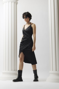 Rochie 'Calypso' tip furou din satin - Img 6