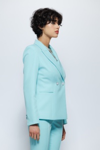 Sacou 'Theodosia' turquoise deschis - Img 2