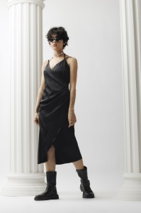 Rochie 'Calypso' tip furou din satin - Img 7