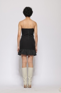 Rochie 'Ambrosia' cu volan din tafta - Img 5