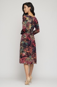 Rochie 'Isabelle' din jerse imprimat - Img 4