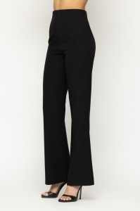 Pantaloni 'Linette' cu talie înaltă și croială evazată - Img 4