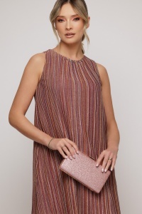 Rochie 'Sophie' plisată cu fir lurex irizat - Img 3