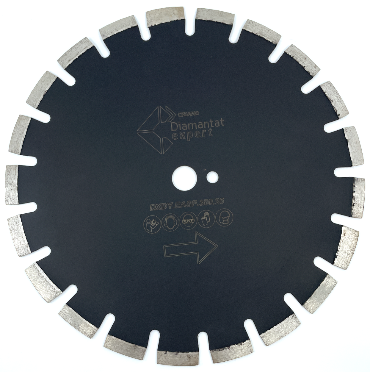 Disc taiere caramida, asfalt