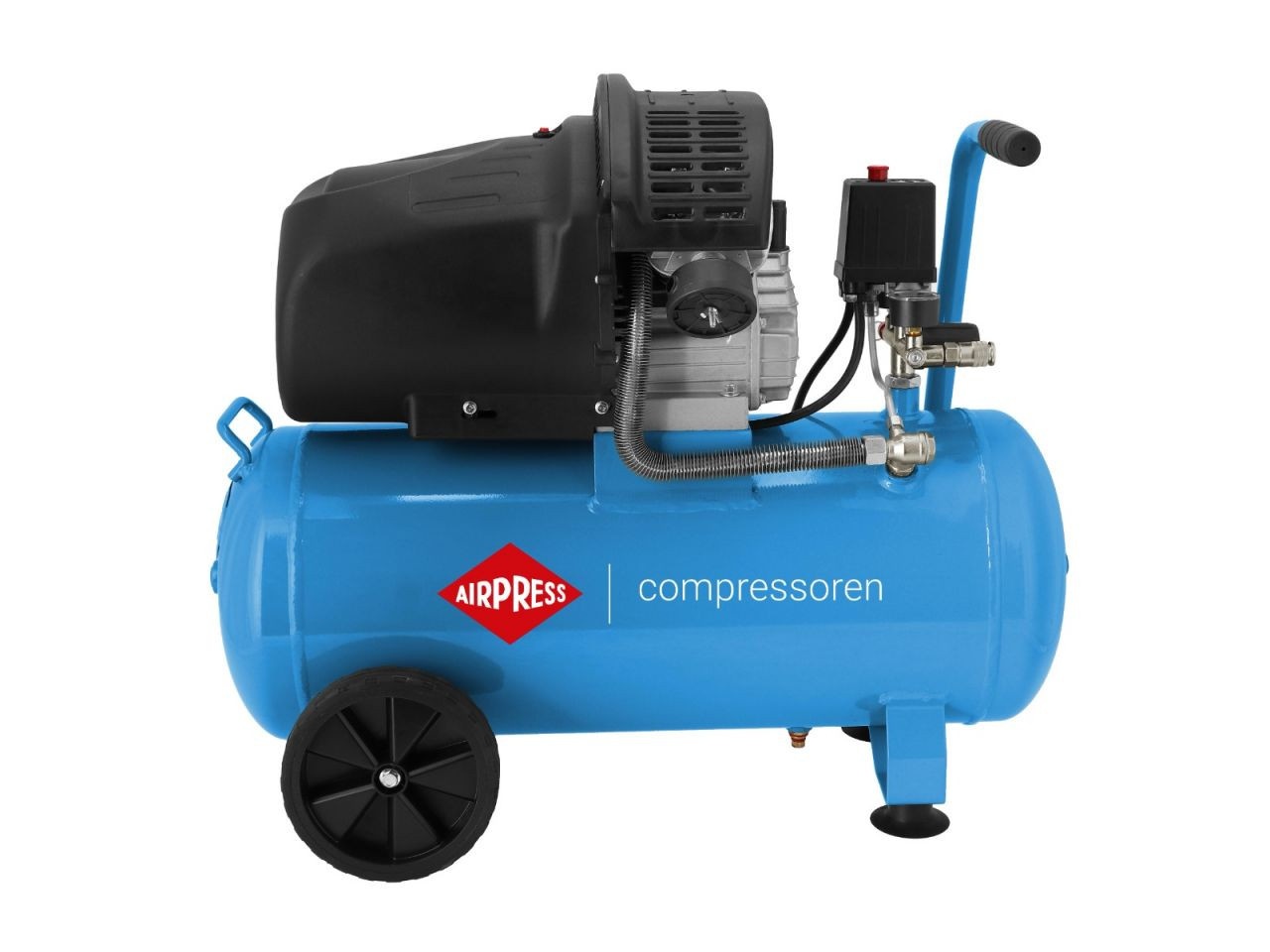 Compresor de aer profesional cu piston (cu accesorii) - Blue Series 2.2kW, 392L/min, 8 bari - Rezervor 50 Litri - AirPress-HL425/50-36888 — imaginea 10