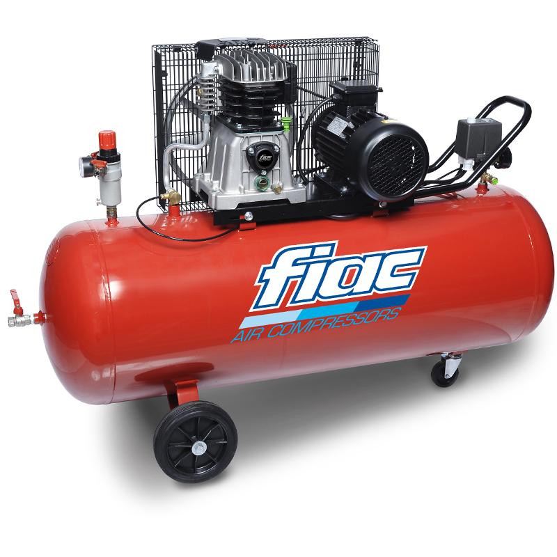 Compresor trifazat profesional, 200l, 482l/min, FIAC AB200/515TC + filtru 3/8