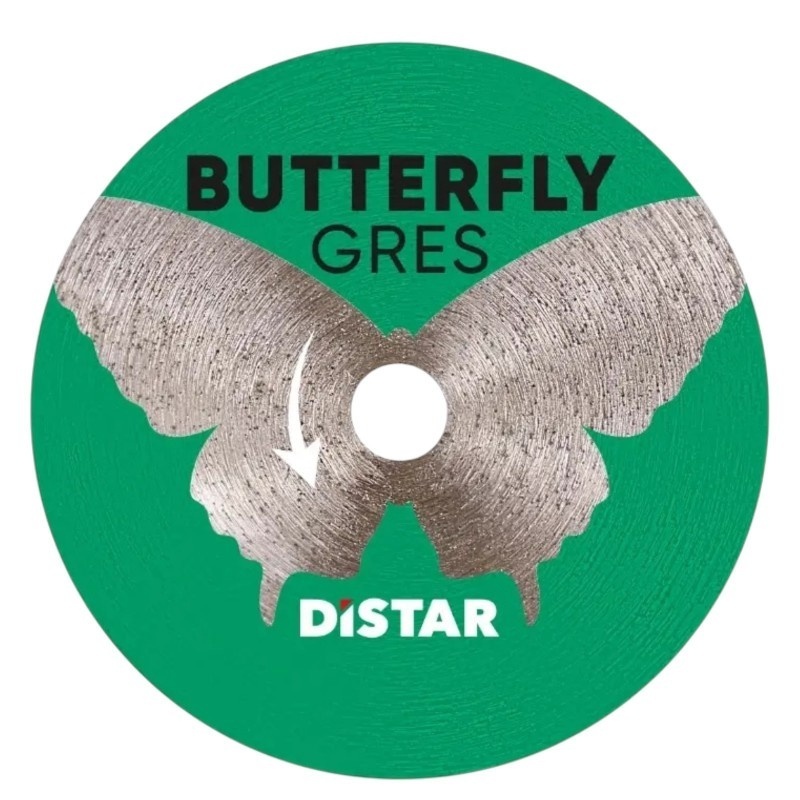 Disc diamantat Butterfly ultra-subtire pt. mini-polizoare, pt. portelan, 45x0,6x5,8 (mm) cu ax prindere 3.2-3.0F, Premium - DiStar-11133053027 — imaginea 6