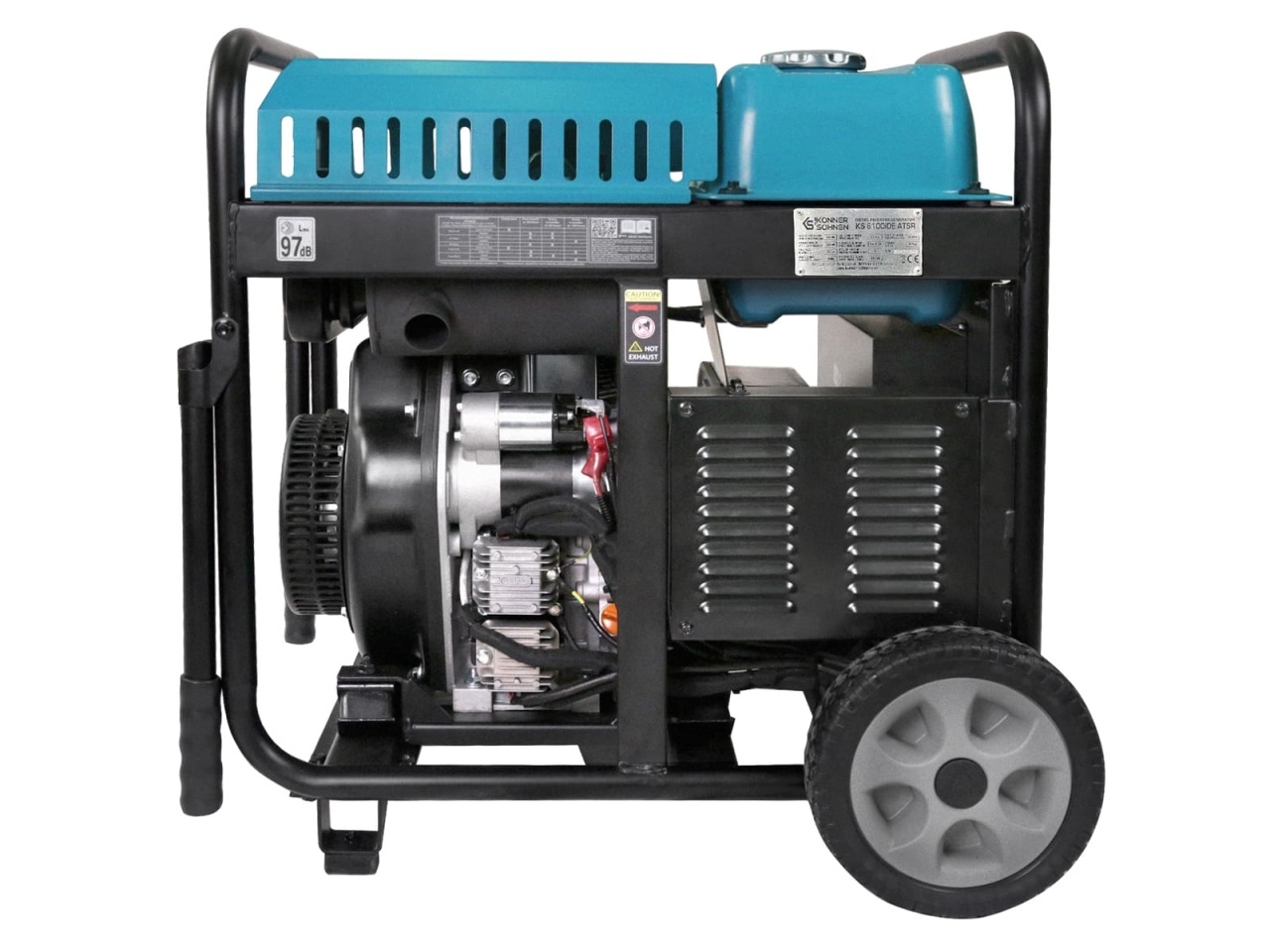 Generator de curent 5.5 kW inverter - DIESEL - Konner & Sohnen - KS-6100i-DЕ-ATSR