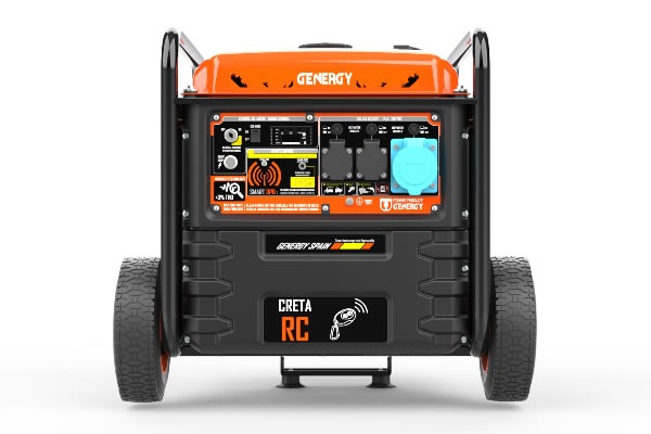 Generator de curent inverter 7.5 kW - benzina, 230V, pornire telecomanda - Genergy Creta-RC - 2 | YEO