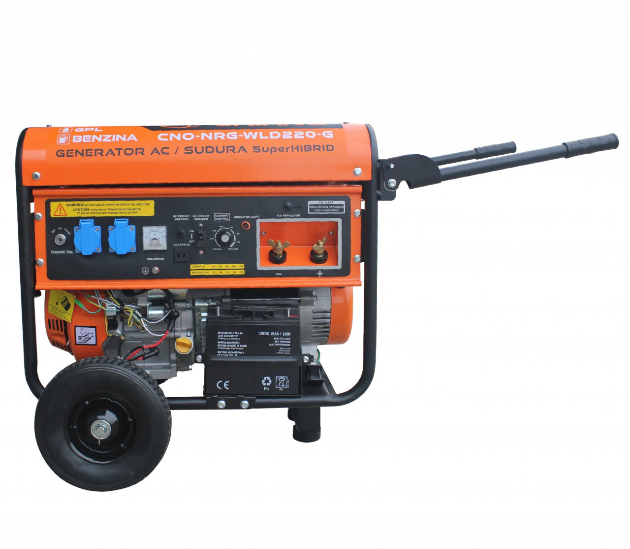 Generator de sudura 220A MMA si curent 5.5kW - CRIANO - CNO-NRG-WLD220-G