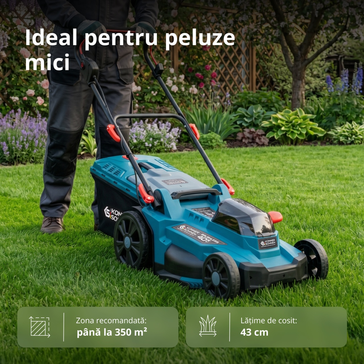 Pachet promoțional pentru îngrijirea gazonului KS 43LM-BCT40V-SET — imaginea 2