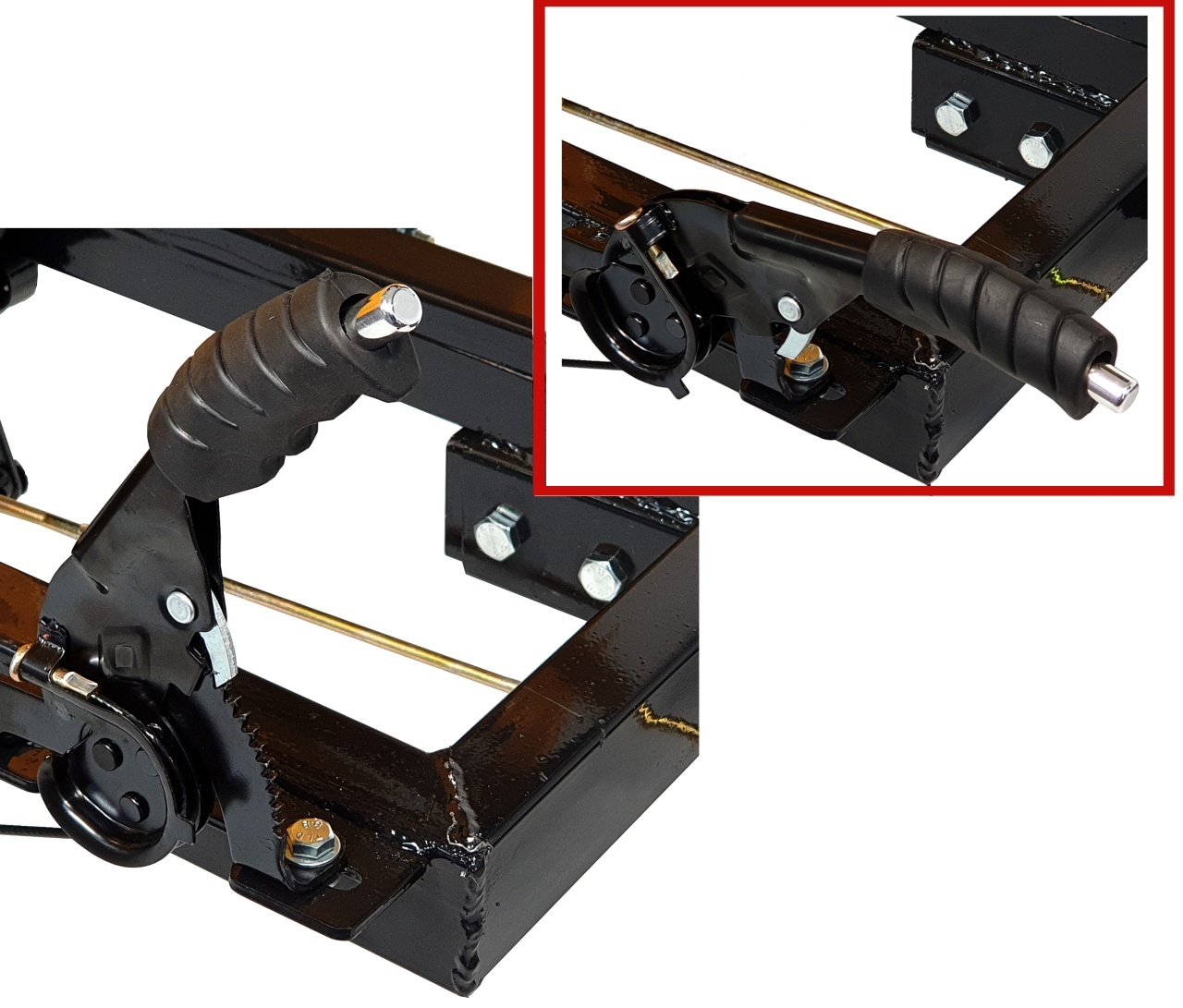 ProGARDEN Campo RM500C remorca 500kg motocultor, 1 osie, prindere bolt, roti profil rutier 5.00-12, 4 prezoane, RIM 3.00B