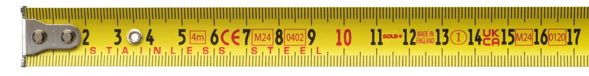 Ruletă PRO-TMS, 4m 19mm - Sola-50029501 - Imagine 8