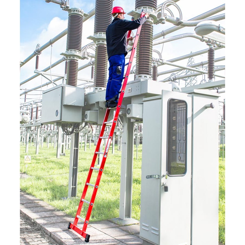 Scara simpla electroizolanta, laterale fibra de sticla, 8 trepte, max 1000V - 1 | YEO