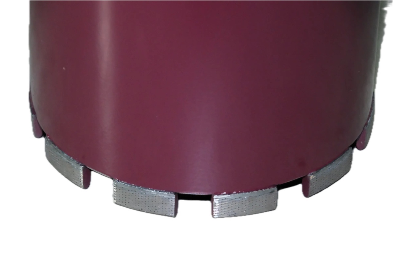 Carota diamantata segment Turbo Laser 3DTECH pt. beton armat diam. 132 x 450 (mm) - ULTRA Premium - DXQZ.3D1117.132 - imagine 3